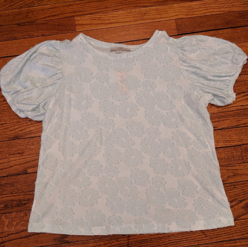 Loft flower printed shirt size 14 Plus